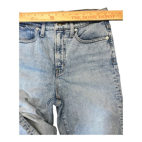 Madewell Perfect Vintage Crop Jeans Women’s 27 High Rise Light Wash Distressed - Picture 7 of 9